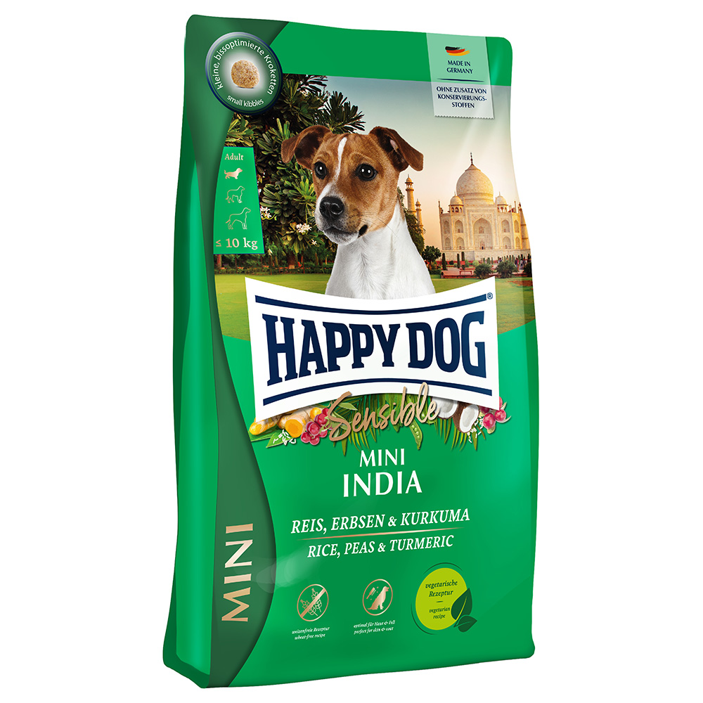 Happy Dog Sensible Mini India – Dubbelpak: 2 x 4 kg