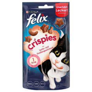 45g Crispies Zalm & Forel Felix Kattensnacks