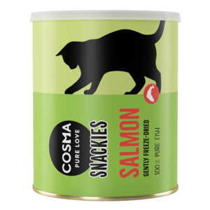 120g Zalm Maxi Tube Cosma Snackies Gevriesdroogde Kattensnacks