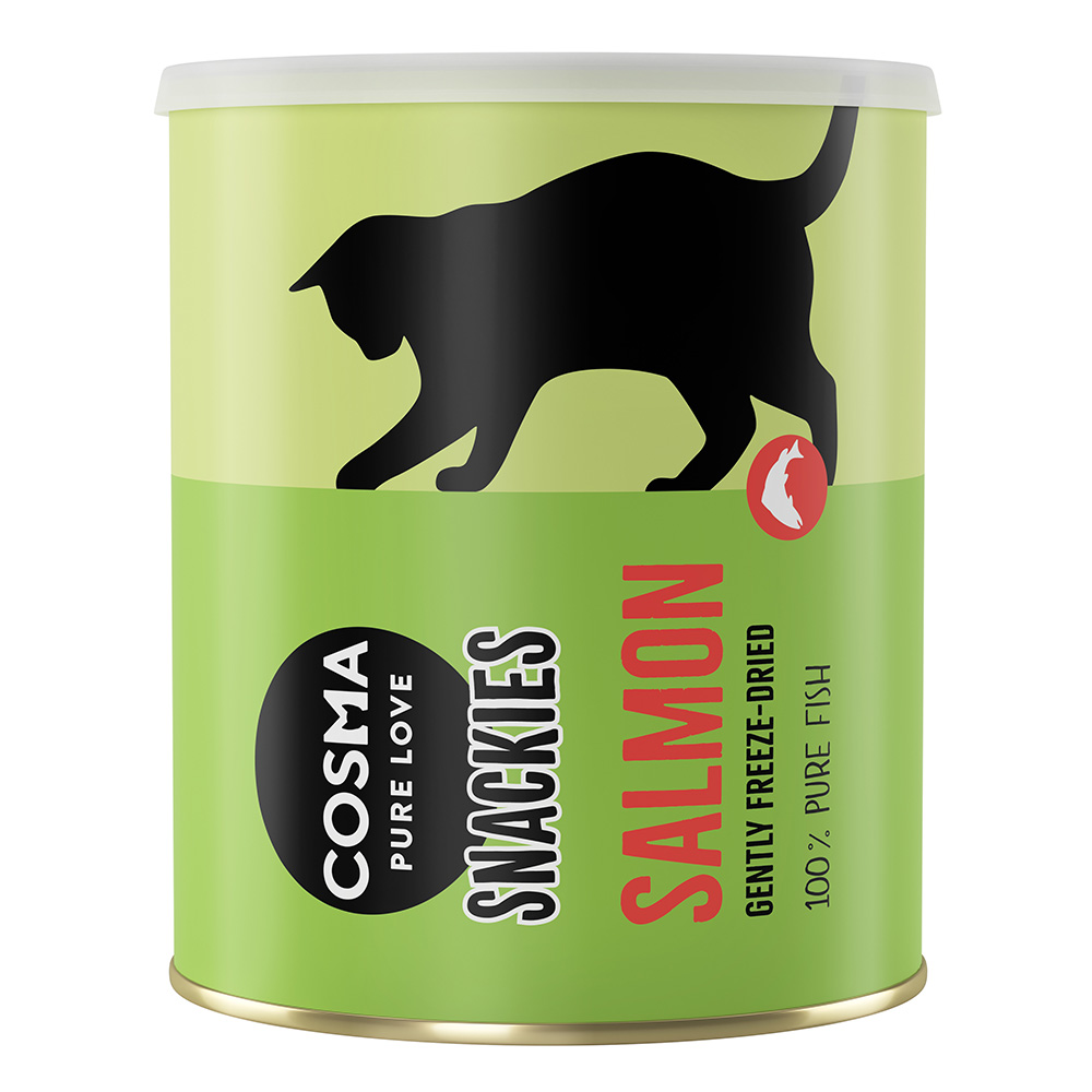 120g Zalm Maxi Tube Cosma Snackies Gevriesdroogde Kattensnacks