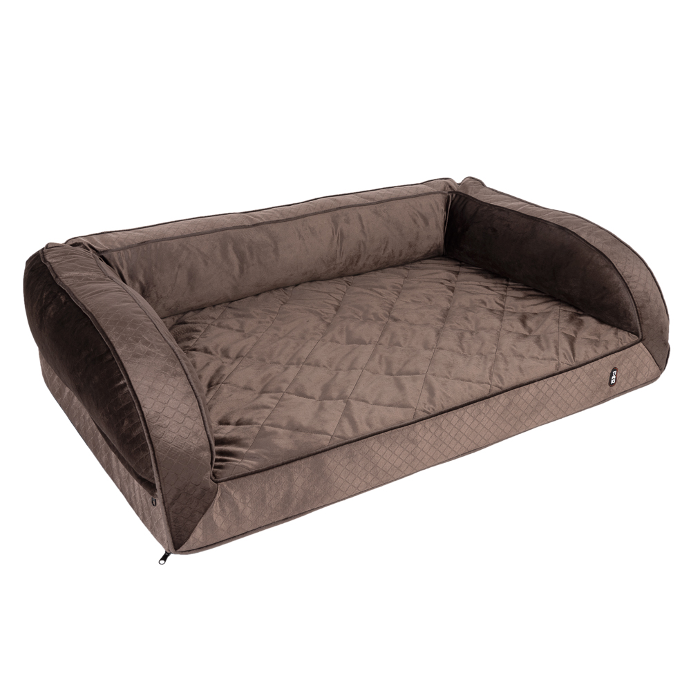 TIAKI Wellness knuffelbank Bruin , L100xB65xH30 hond
