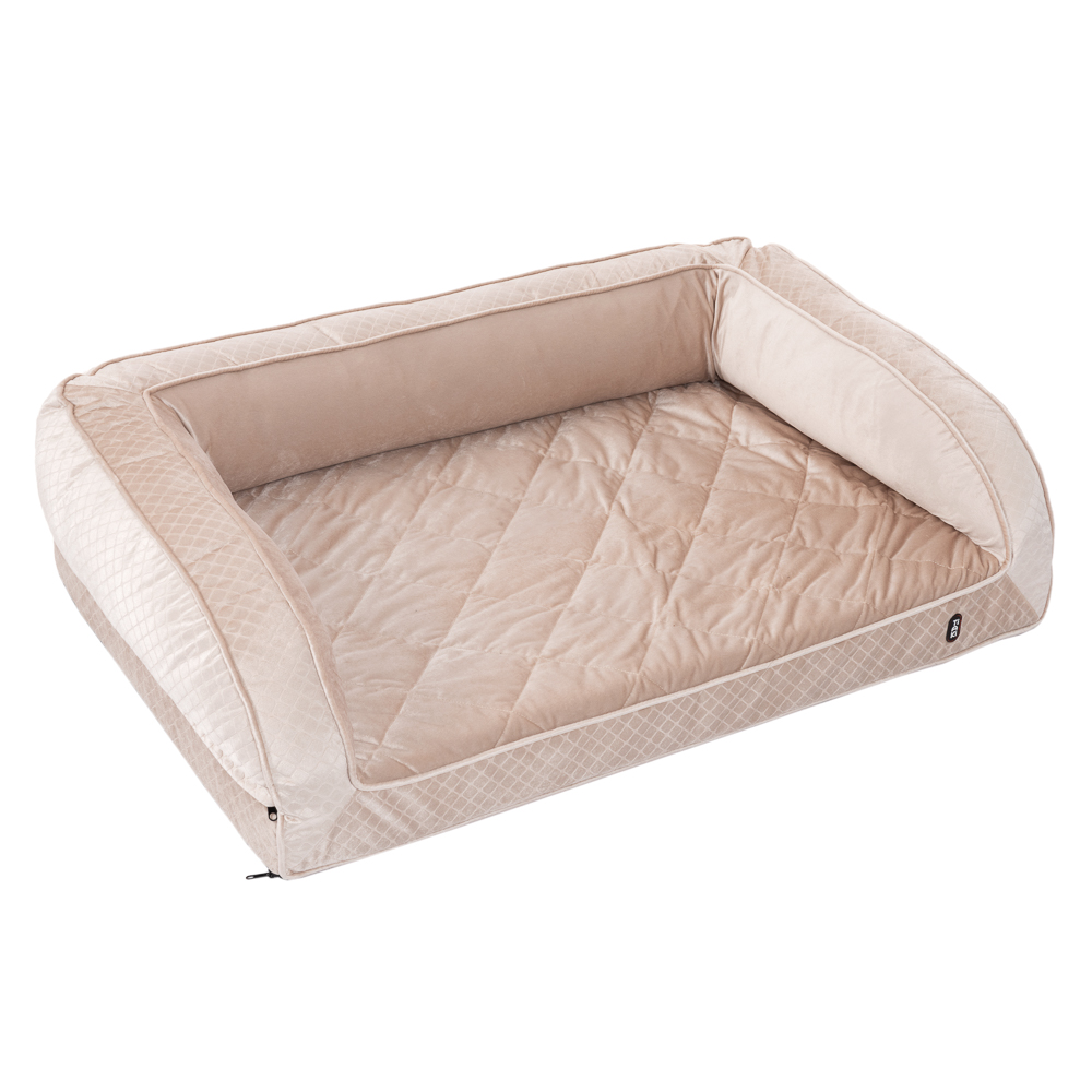 TIAKI Wellness knuffelbank beige, L100xB65xH30 hond
