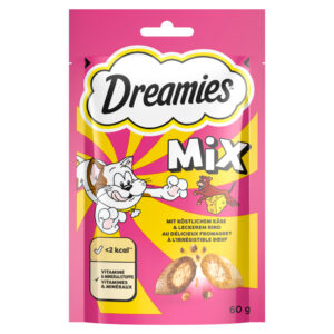 60g Kaas & Rundvlees Dreamies/Catisfactions Kattensnacks