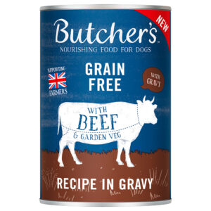24x 400g Butcher’s Original graanvrij met rund in saus nat hondenvoer