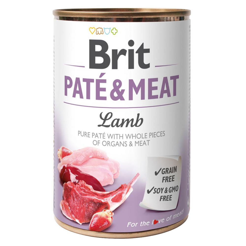 Brit Paté & Meat  – Lam (12 x 400 g)