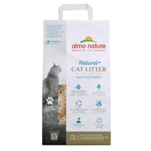 Almo Nature Natuurlijke Korrelige Kattenbakvulling – Grain Texture – 4 kg