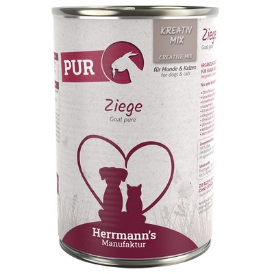 Herrmann’s Vlees Puur 12 x 400 g – Geit
