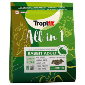 2×1,75kg Tropifit All in 1 Konijn Volwassen konijnenvoer