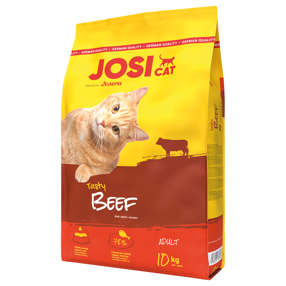 2x 10kg Josera JosiCat Heerlijk droog rundvlees kattenvoer