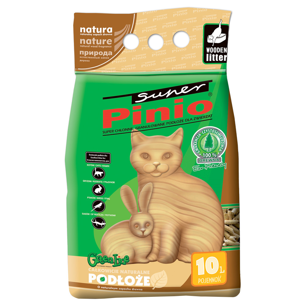 2x 10l Super Benek Pinio Kattenbakvulling
