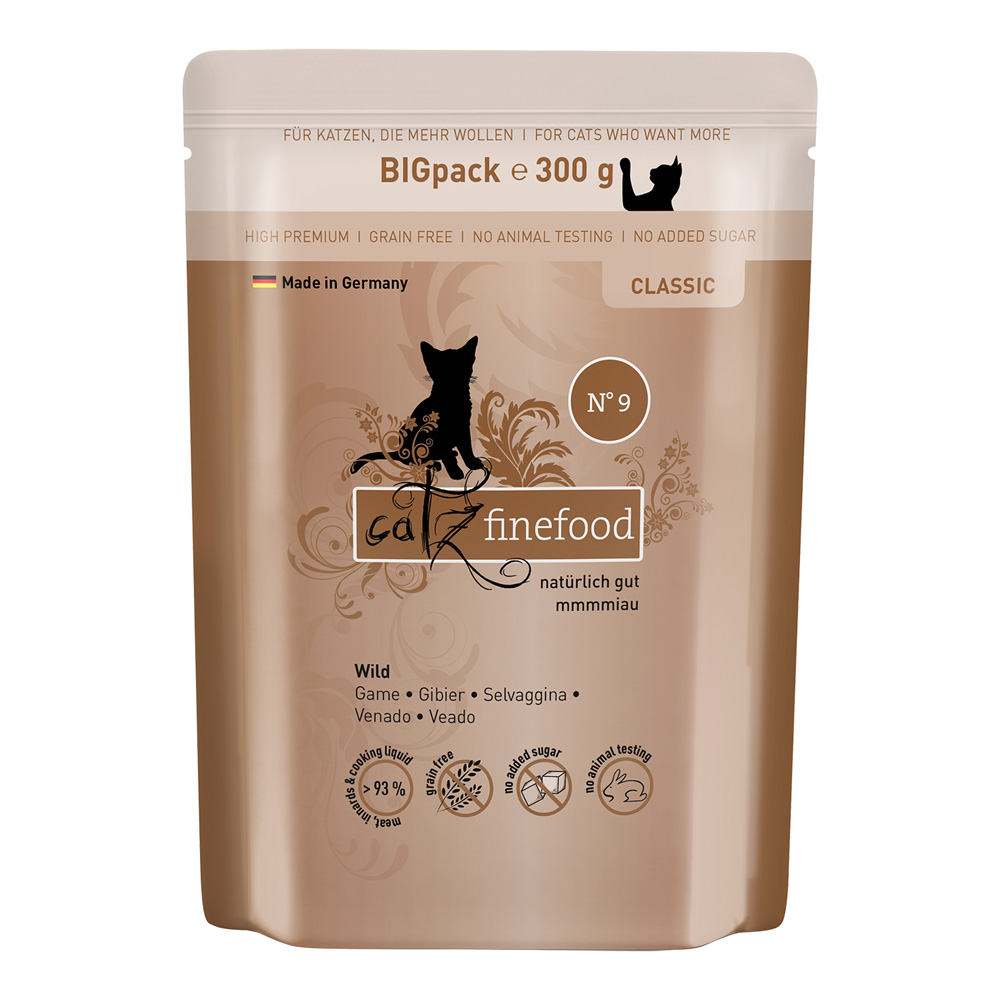 Voordeelpakket: 24x300g catz finefood Wild Nat kattenvoer