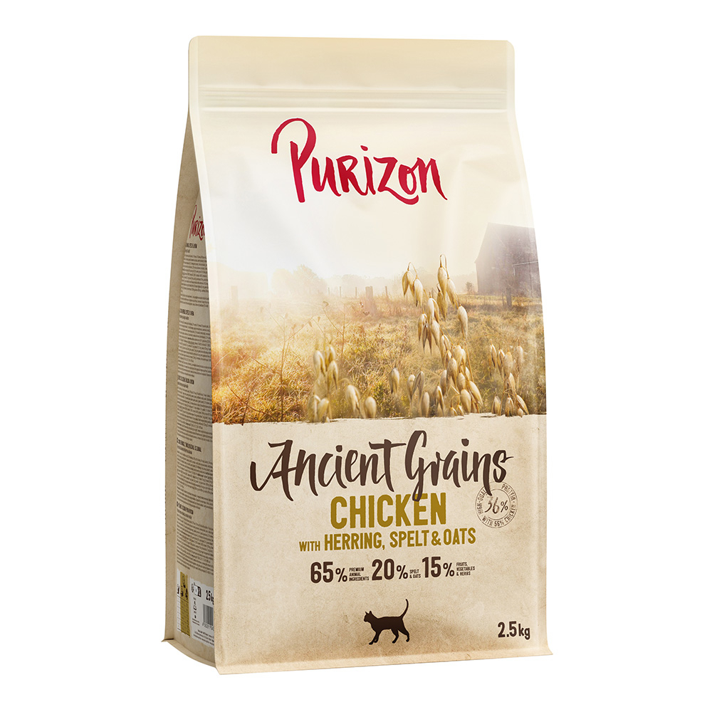 2,5 kg Purizon Adult Kip met Vis – Ancient Grain Katten Droogvoer