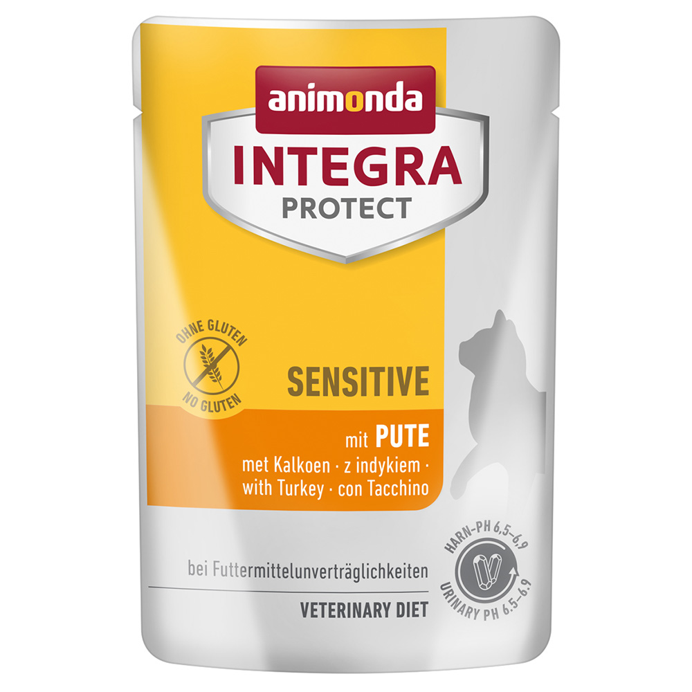 24x 85g Animonda Integra Protect Adult Sensitive Kalkoen kattenvoer nat