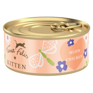 18x70g Terra Felis Kitten kip nat kattenvoer