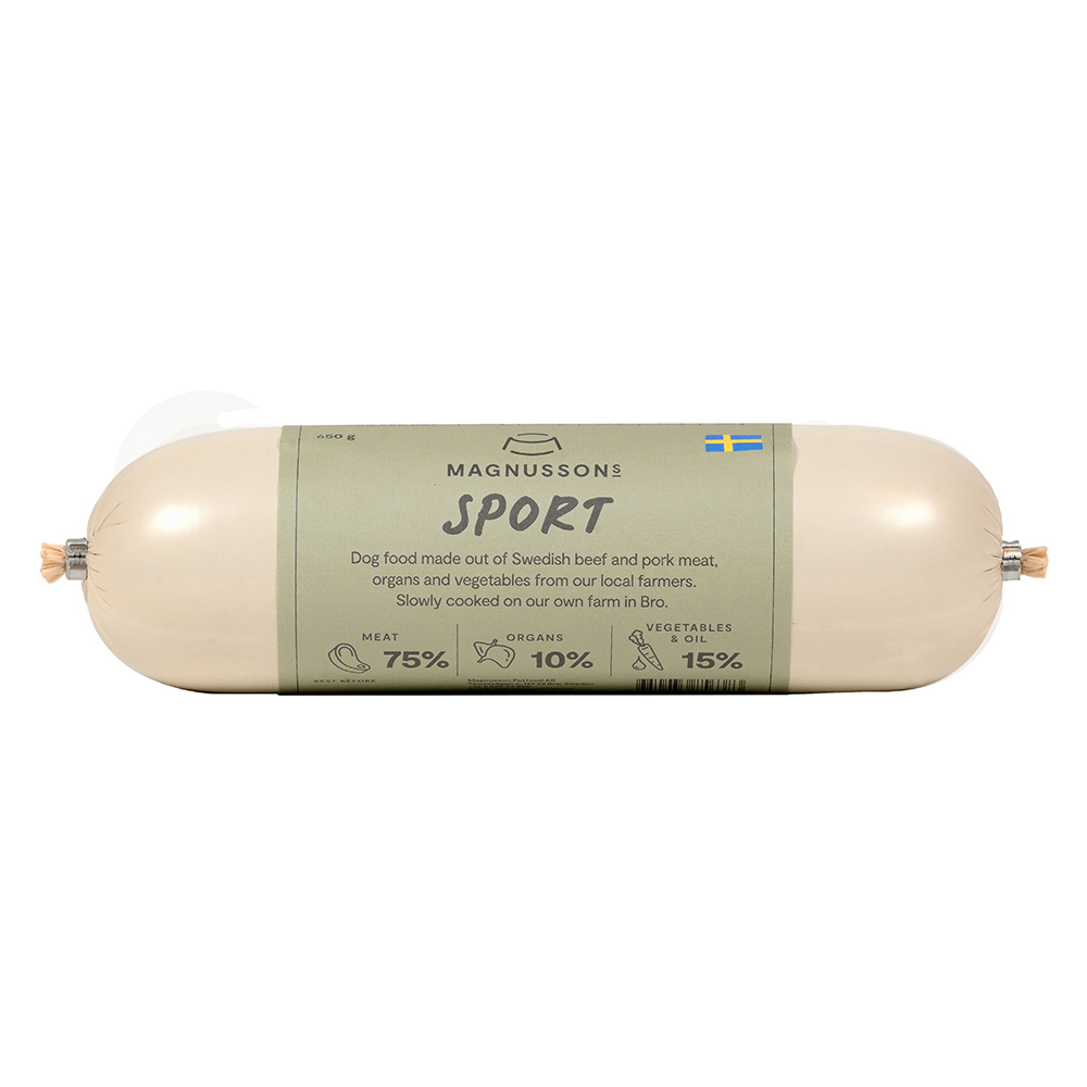 12x650g Magnusson Sport natvoer voor honden