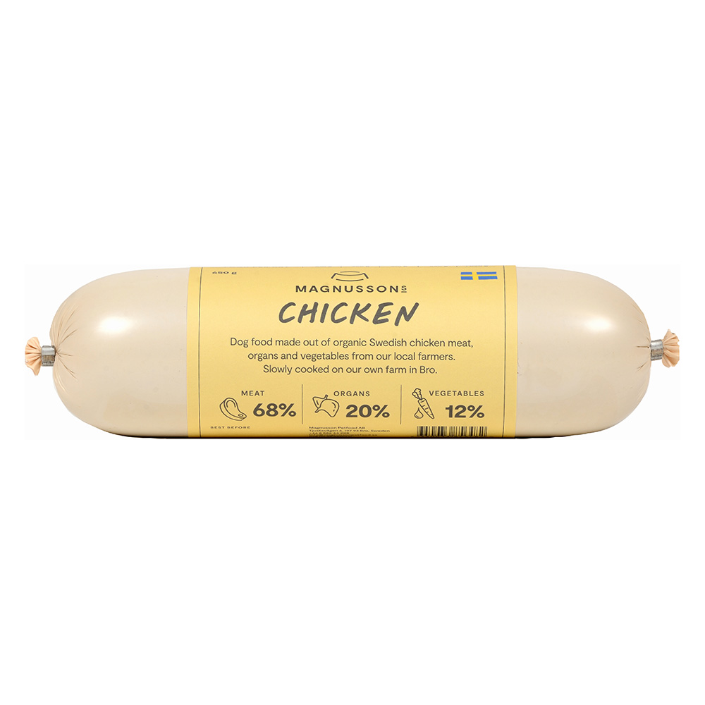 12x650g Magnusson Bio-Kip natvoer voor honden