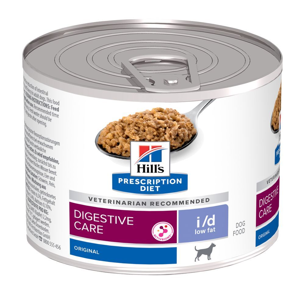 Hill´s Prescription Diet Canine i/d Digestive Care Low Fat Hondenvoer Original – Voordeelpakket: 48 x 200 g