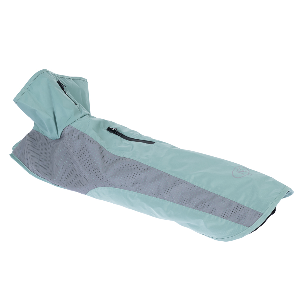 Nomad Tales Spirit Regenjas Reflecterend Mint ca. 50cm ruglengte hond