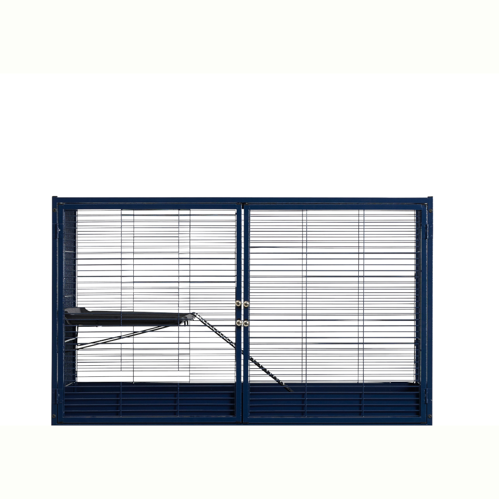 Savic Royal Suite Single Unit 100, marineblauw Aanbouwunit: 99,8×63,2x61cm klein dier