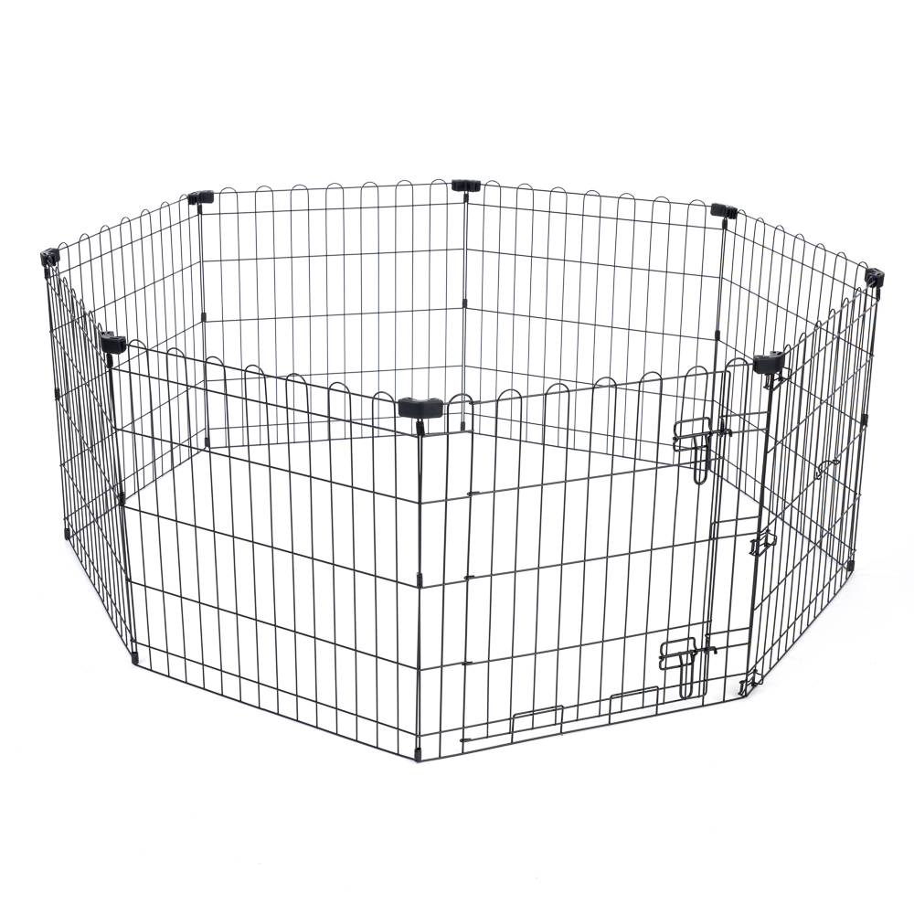 TIAKI metalen puppypen maat S: 8 panelen à 61x64cm hond