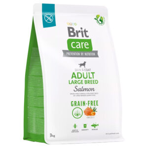 3kg Brit Care Graanvrij Adult Large Breed Zalm & Aardappel Droog hondenvoer