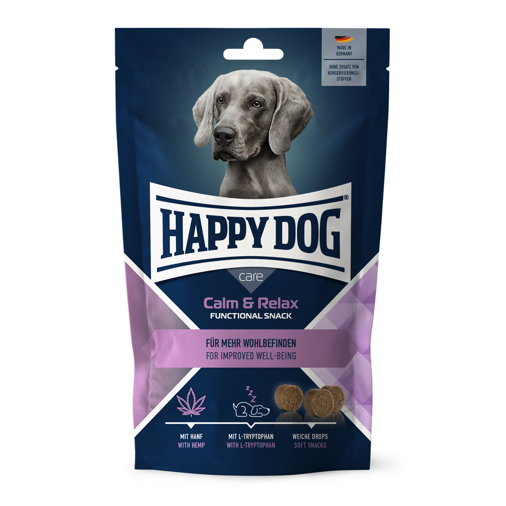 100g Calm & Relax met Eend Happy Dog Care Snack hondensnacks
