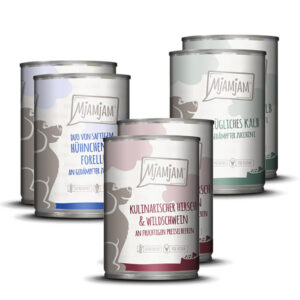 24x400g MjAMjAM Adult hondenmix pakket I (3 soorten) nat hondenvoer