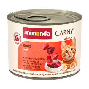 6x200g Adult Rund Puur Animonda Carny Kattenvoer
