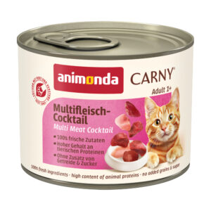 6x200g Adult Multivlees-Cocktail Animonda Carny Kattenvoer