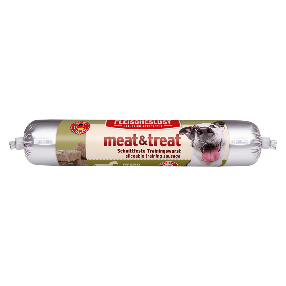 6x80g Trainingsworst – Paard Fleischeslust Hondensnack