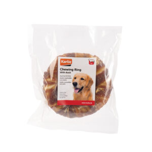 Voordeelpakket: 3x Karlie kauwring met eend 1×12,5cm hondensnacks