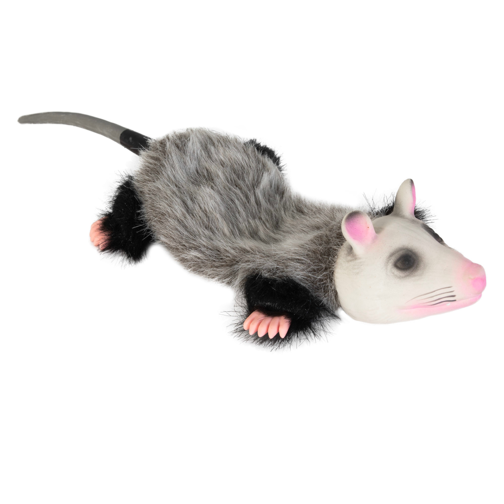 Hyper Pet Real Skinz Opossum ca. L 30 x B 15 x H 8 cm Speelgoed voor honden