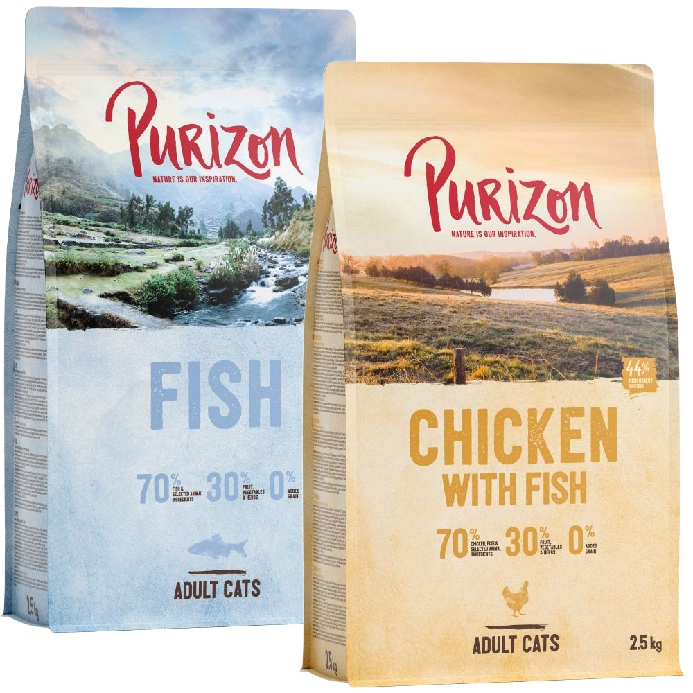 5kg Purizon Adult – Kip met vis