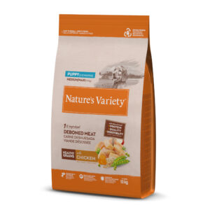 2x10kg Nature’s Variety Healthy Grains Puppy Medium/Maxi Kip droog hondenvoer