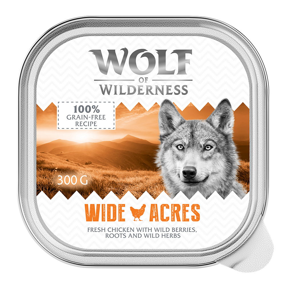6x300g Adult Wide Acres – Kip Wolf of Wilderness Hondenvoer