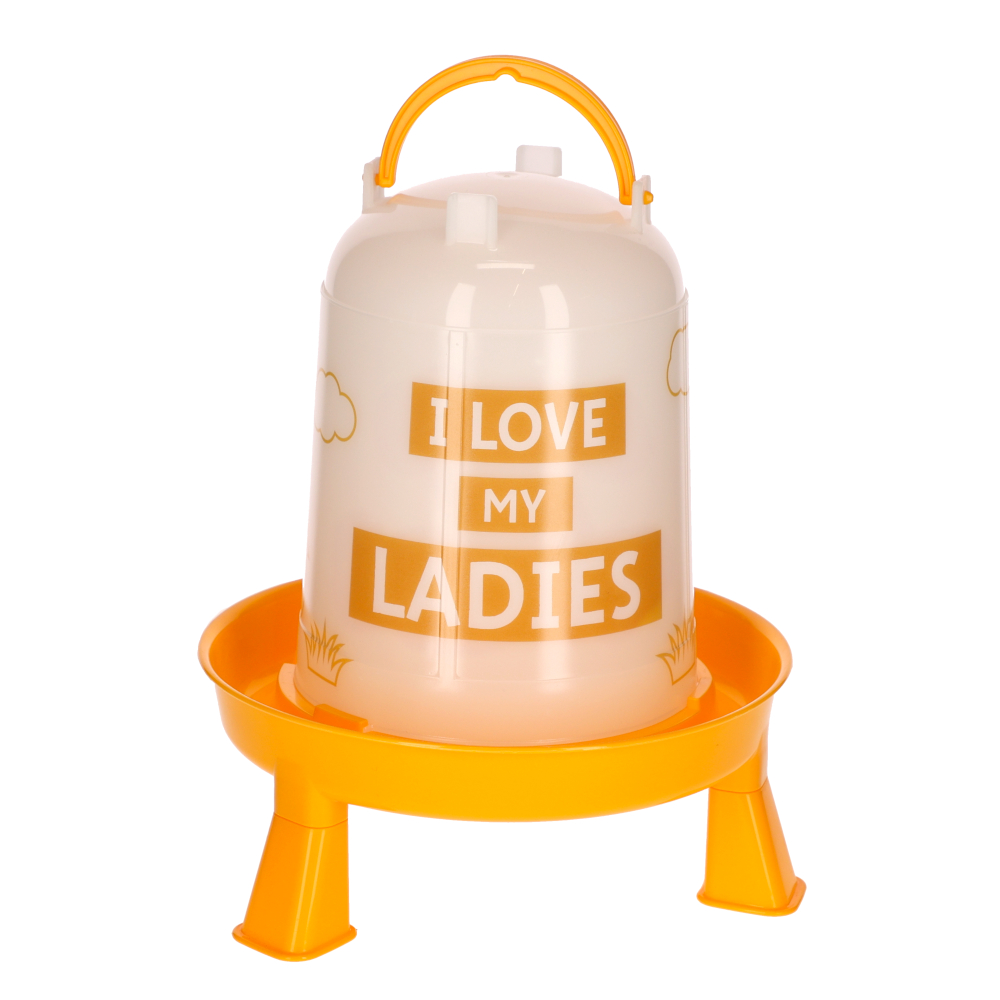 Kerbl Pet kunststof drinkbak “Ladies” voor kippen Ø23x28cm,3l kippen