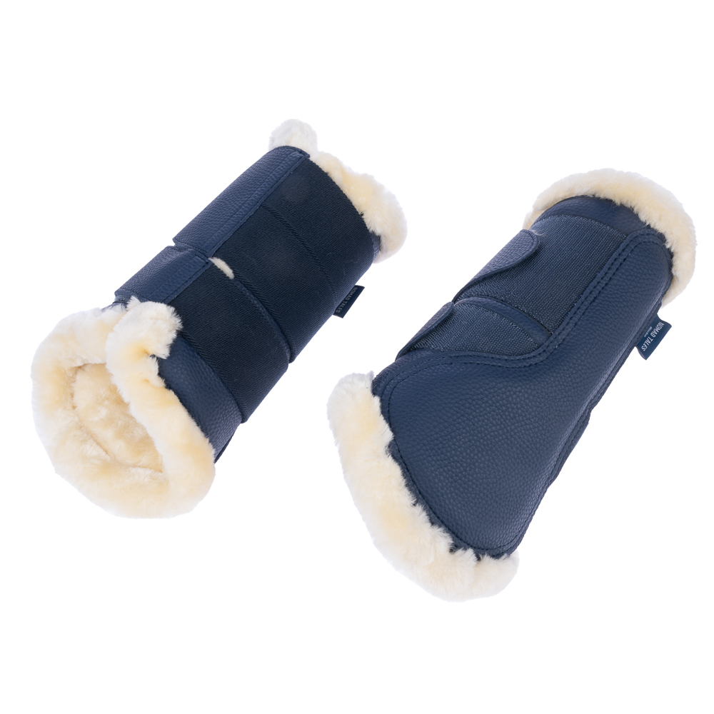 2x Nomad Tales dressuurlaarzen, marineblauw maat S Paard