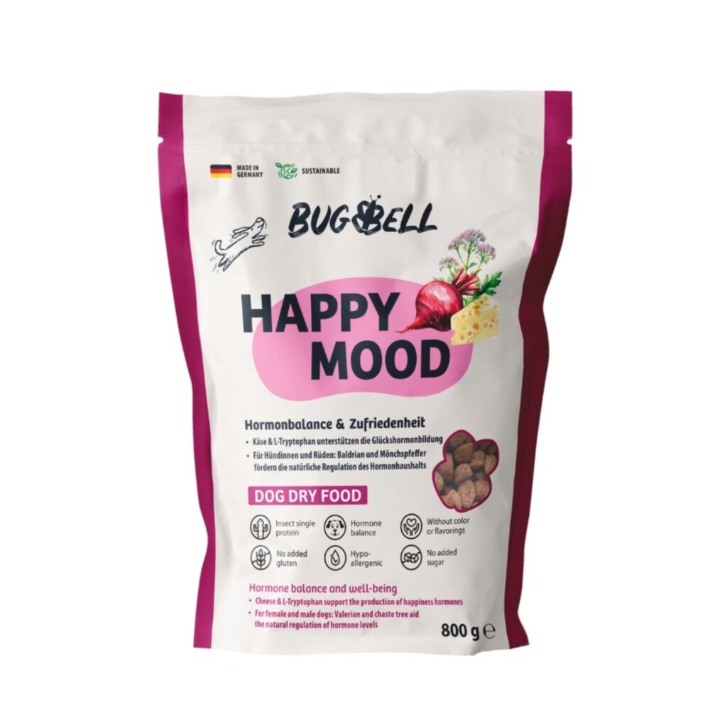 800g BugBell Happy Mood droogvoer voor honden