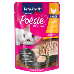 23x85g Vitakraft Poésie Délice Kip natvoer voor katten