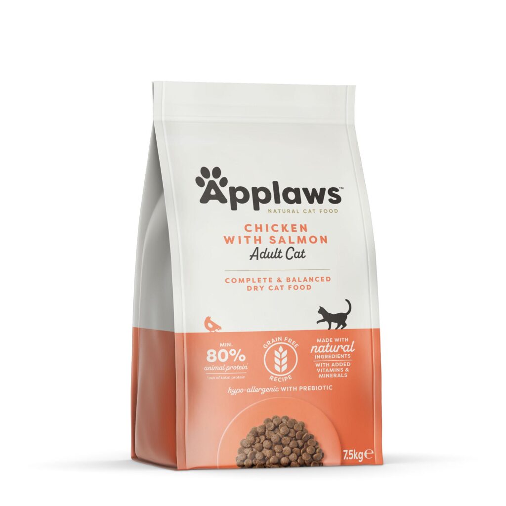 2×7,5kg Kip & Zalm Applaws Kattenvoer