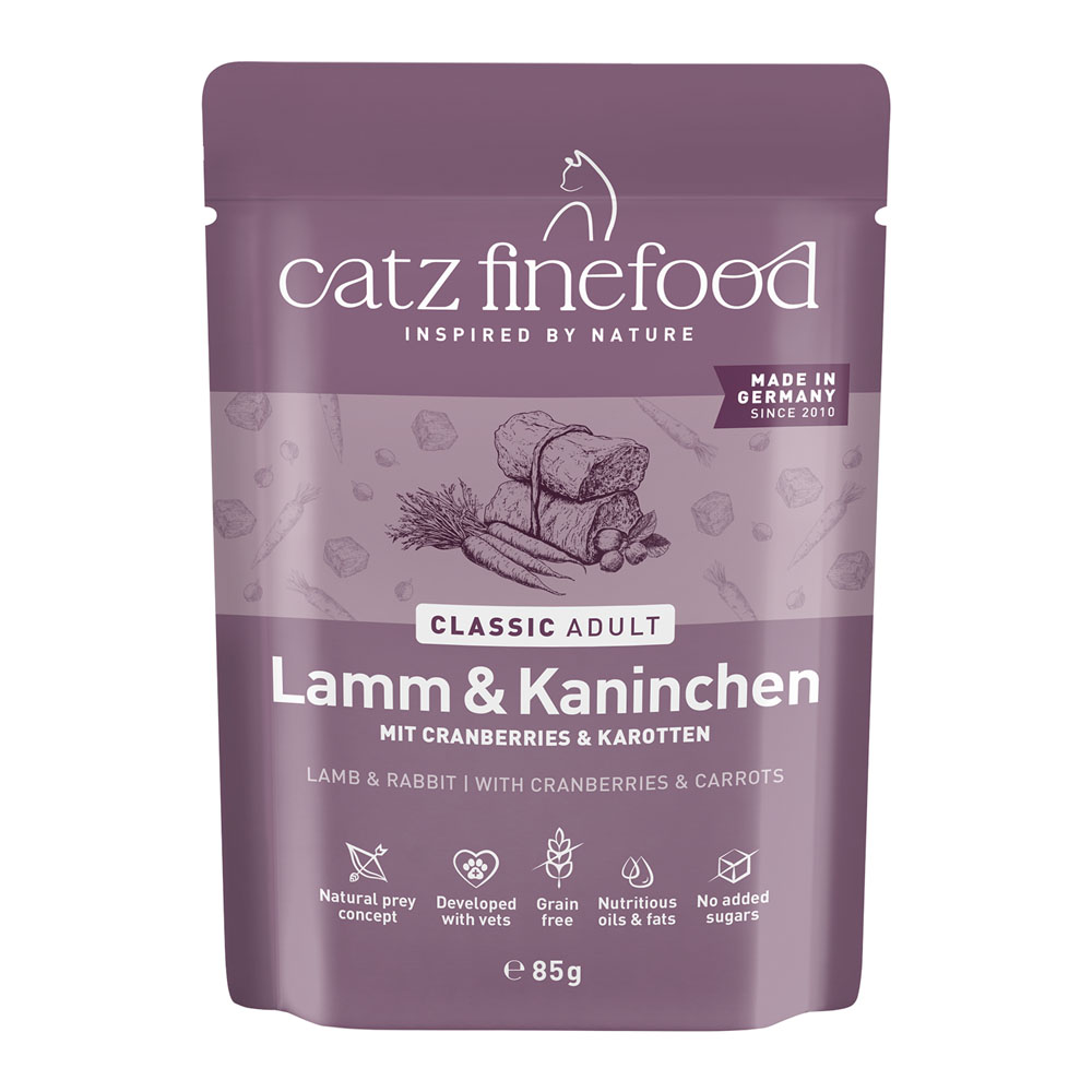 catz finefood 8 x 85 g  – Lam & Konijn