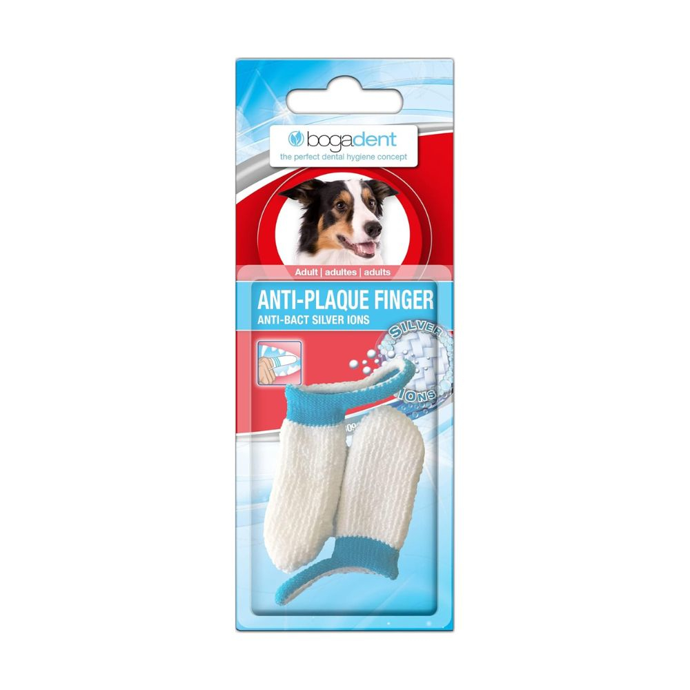 2x bogadent® Anti-Plak Finger voor honden