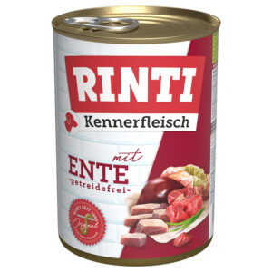 1x400g “Kennerfleisch” Eend RINTI Hondenvoer