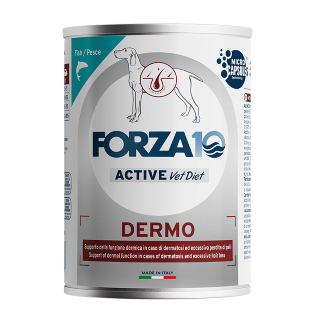 6x390g Forza10 Active Line Dermo met vis natvoer voor honden
