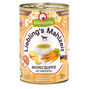 6x375g GranataPet Liebeling’s Maaltijd Moro Soep met Aardappel nat hondenvoer