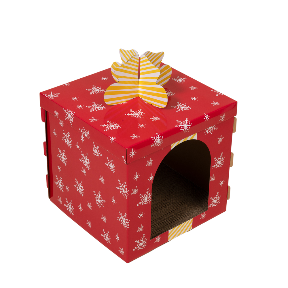 TIAKI krabmeubel rood geschenkdoos 37,5×37,5x50cm kat