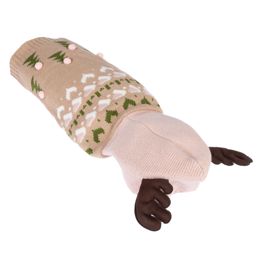TIAKI gezellige rendiertrui maat XL: ca. 40cm ruglengte hond