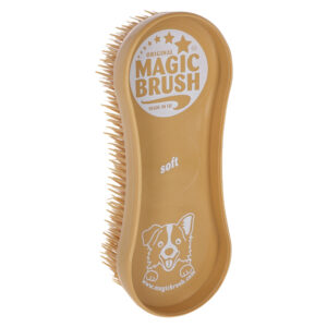 Kerbl MagicBrush Soft Sandstorm voor honden 16,5×6,5x3cm hond
