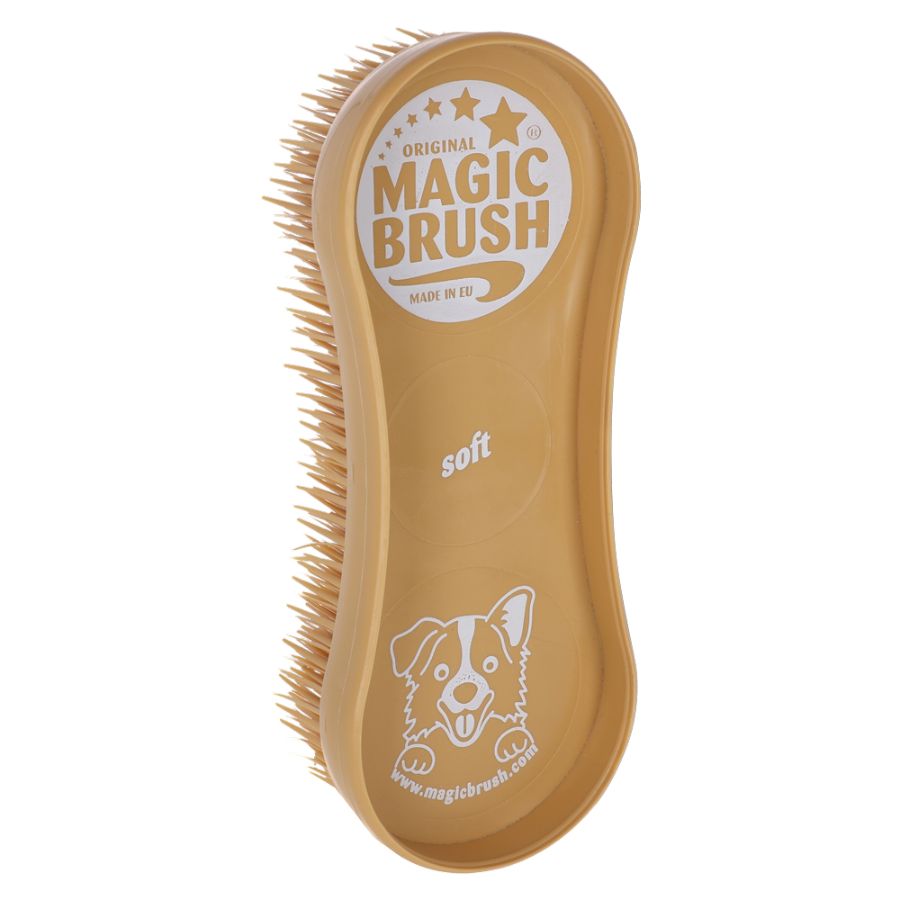 Kerbl MagicBrush Soft Sandstorm voor honden 16,5×6,5x3cm hond