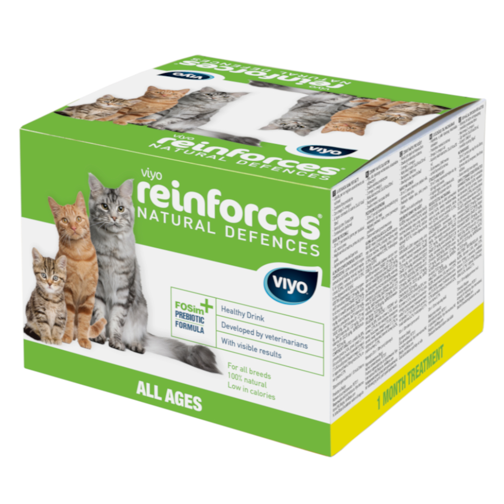 30x30ml Viyo versterkt de natuurlijke weerstand Kattensupplement